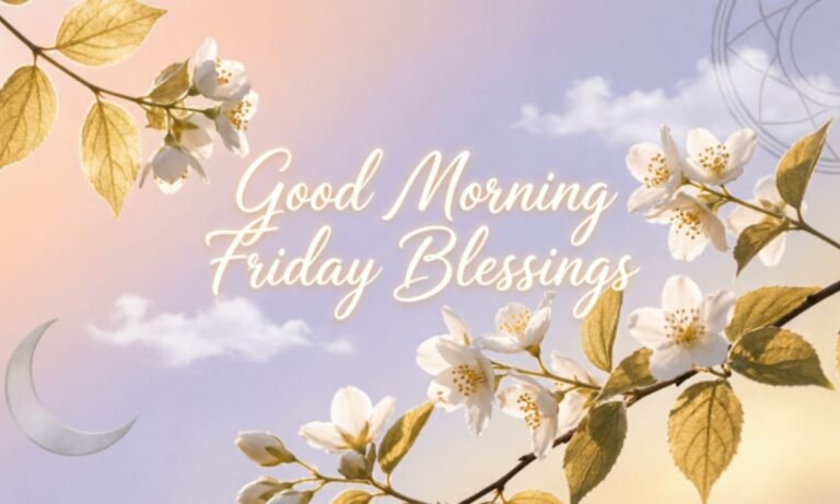 Good Morning Friday Blessings