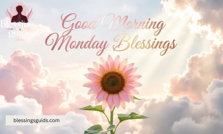 Good Morning Monday Blessings
