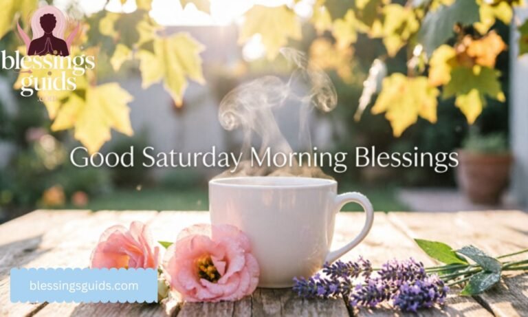 Good Saturday Morning Blessings