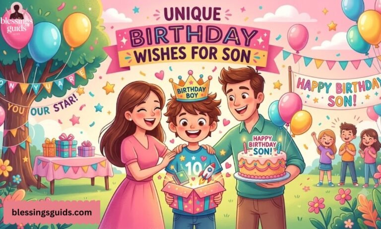 Unique Birthday Wishes for Son