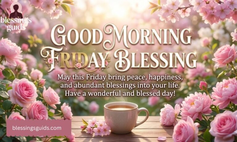 Good Morning Friday Blessings