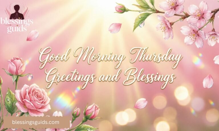Good Morning Thursday Greetings and Blessings