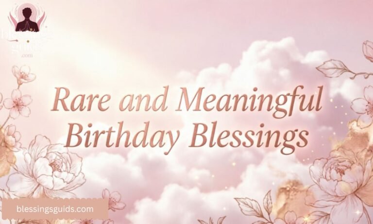 Rare and Meaningful Birthday Blessings
