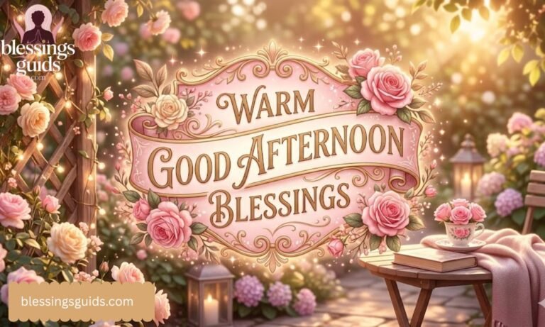 Warm Good Afternoon Blessings