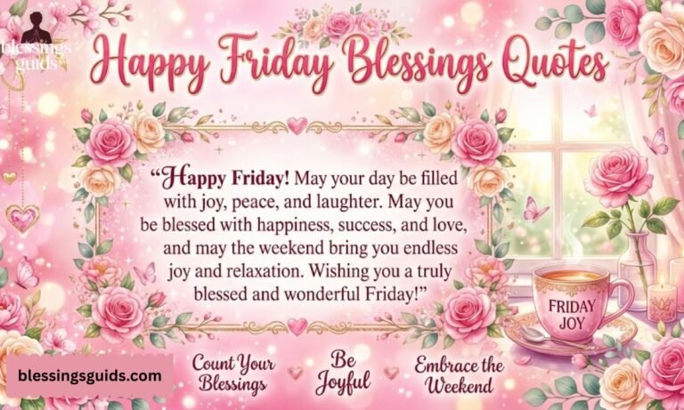 Happy Friday Blessings Quotes