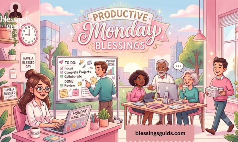 Productive Monday Blessings