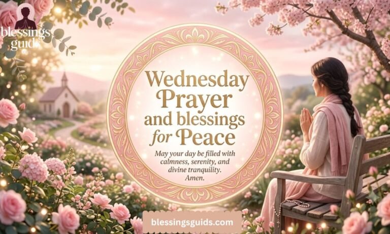 Wednesday Prayer and blessings for Peace