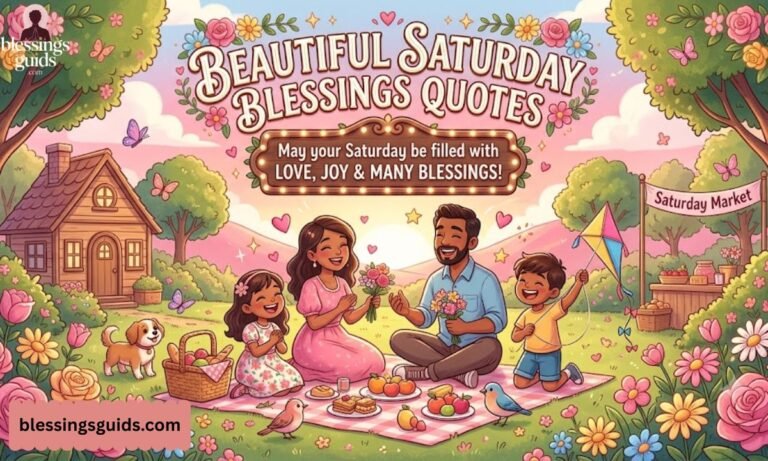 Beautiful Saturday Blessings Quotes